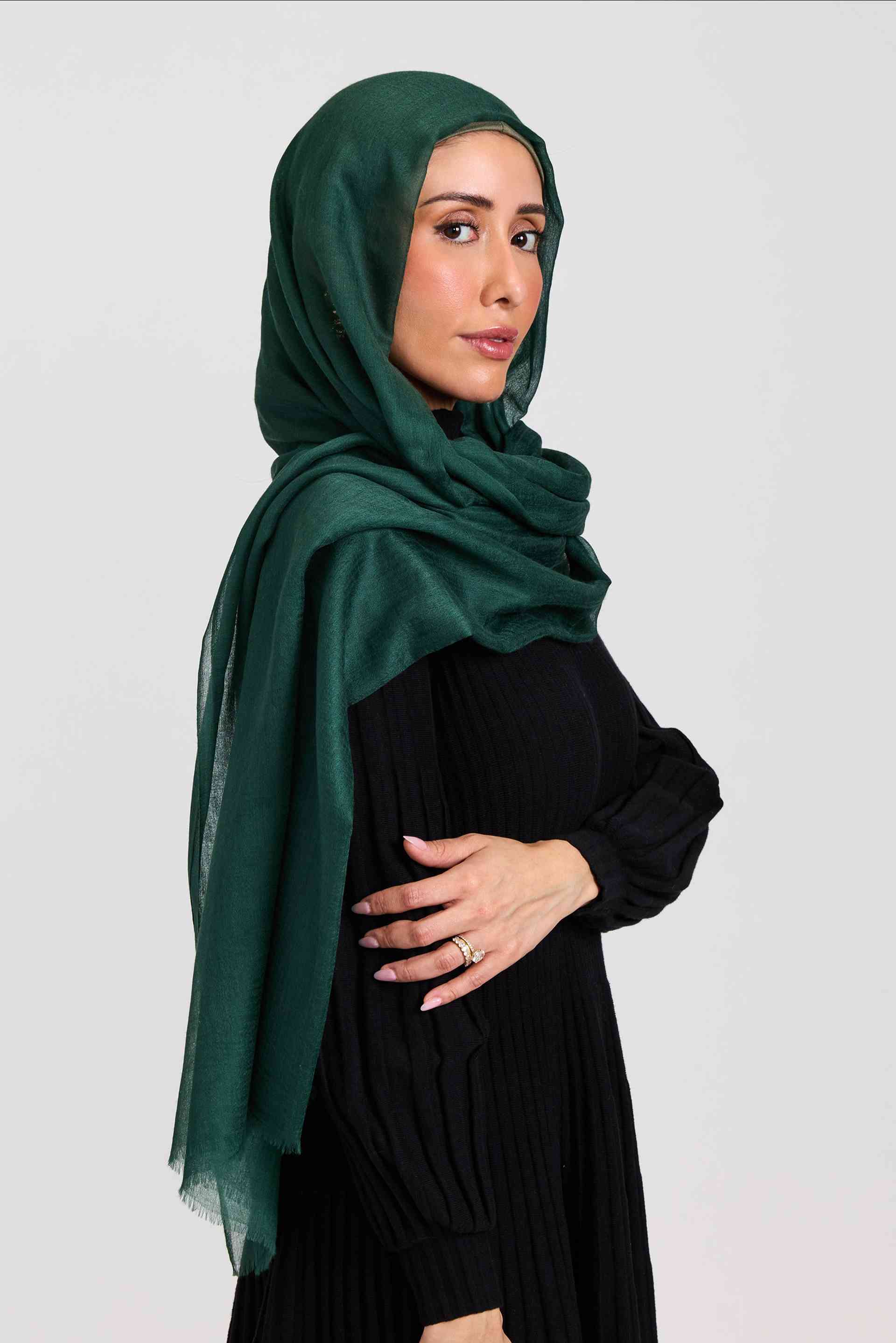 Cashmere Hijab Emerald Green