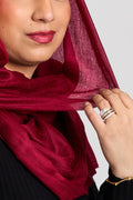 Cashmere Hijab Ruby Red
