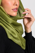 Cashmere Hijab Olive Green
