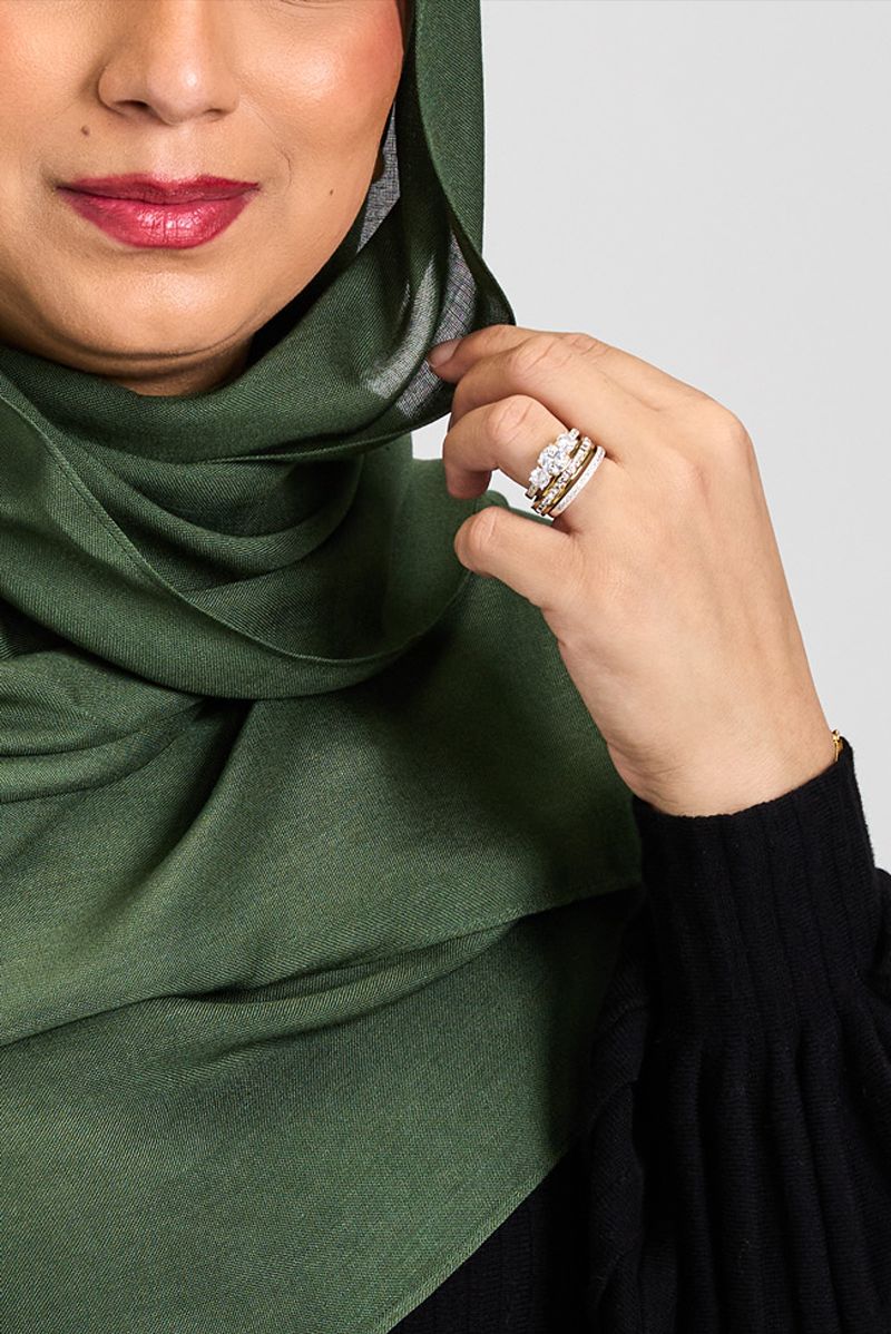 Modal Hijab Set Sage Green