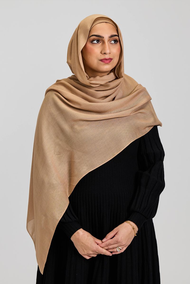 Modal Hijab Set Warm Honey