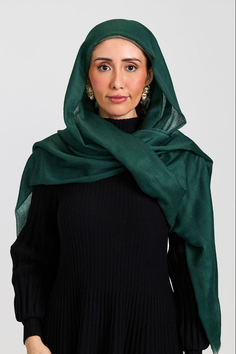 Cashmere Hijab Emerald Green