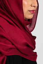 Modal Hijab Set Ruby Red