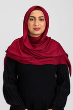 Modal Hijab Set Ruby Red