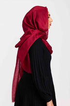 Cashmere Hijab Ruby Red