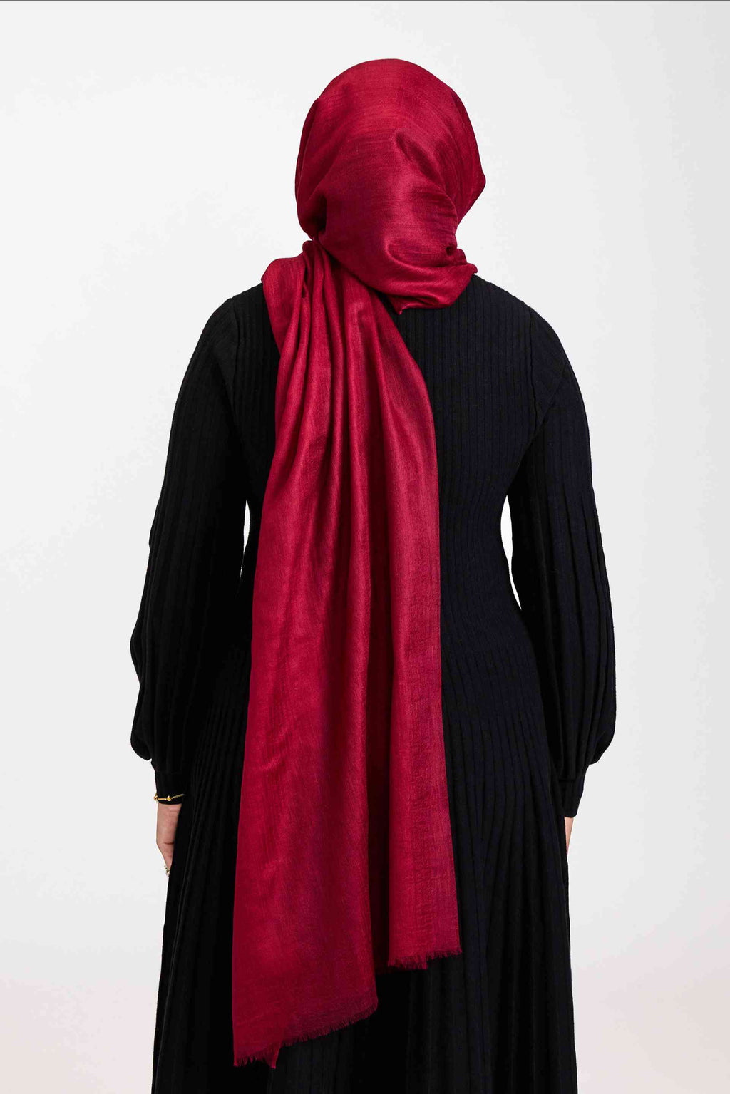 Cashmere Hijab Ruby Red