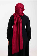 Cashmere Hijab Ruby Red
