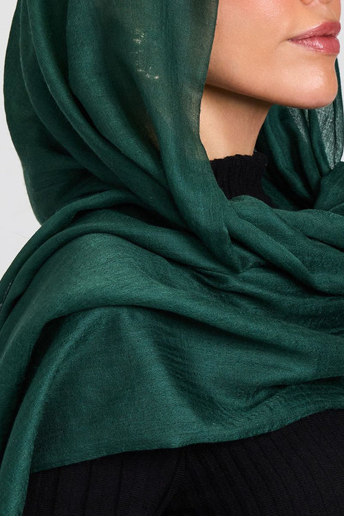 Cashmere Hijab Emerald Green