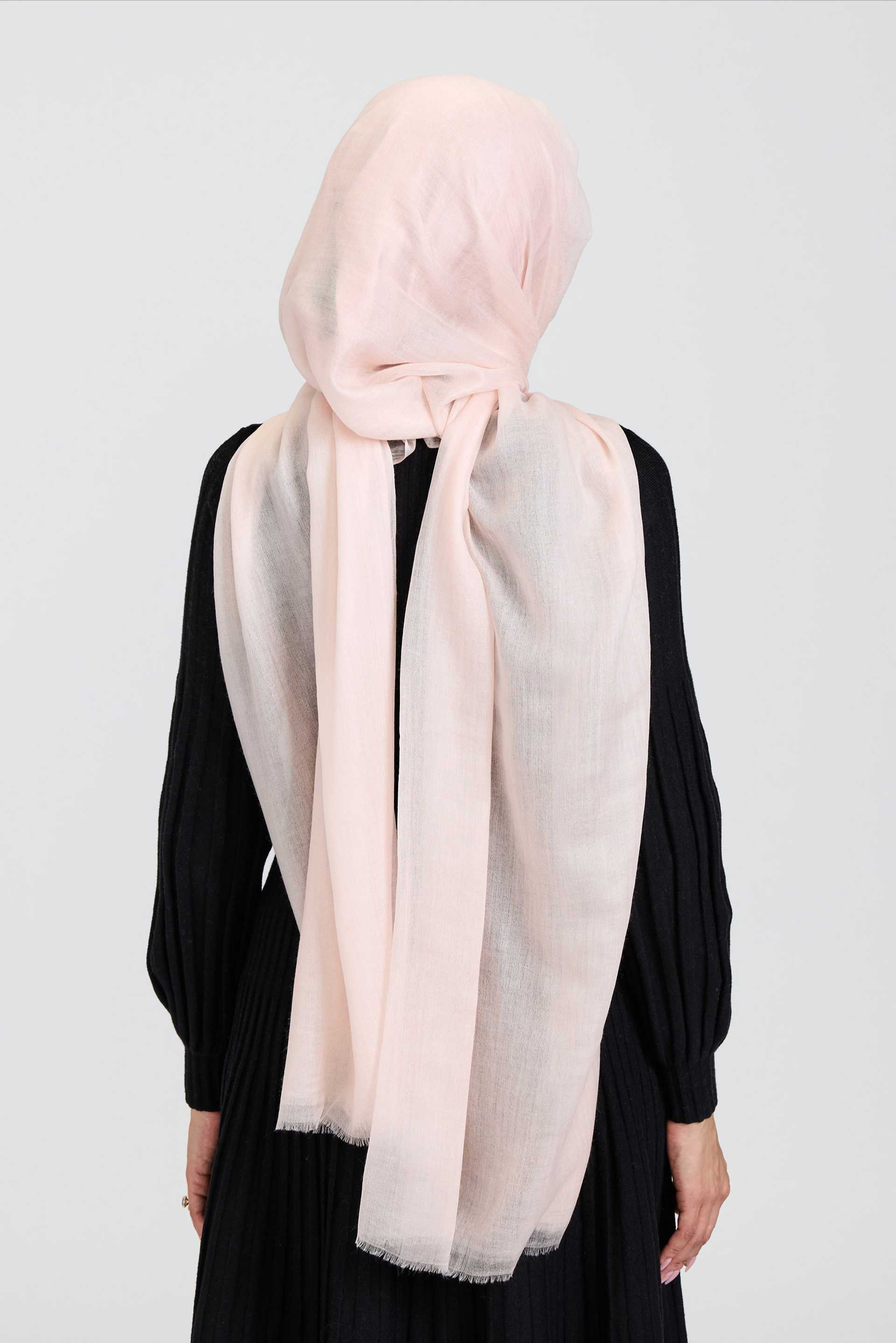 Cashmere Hijab Peony Pink