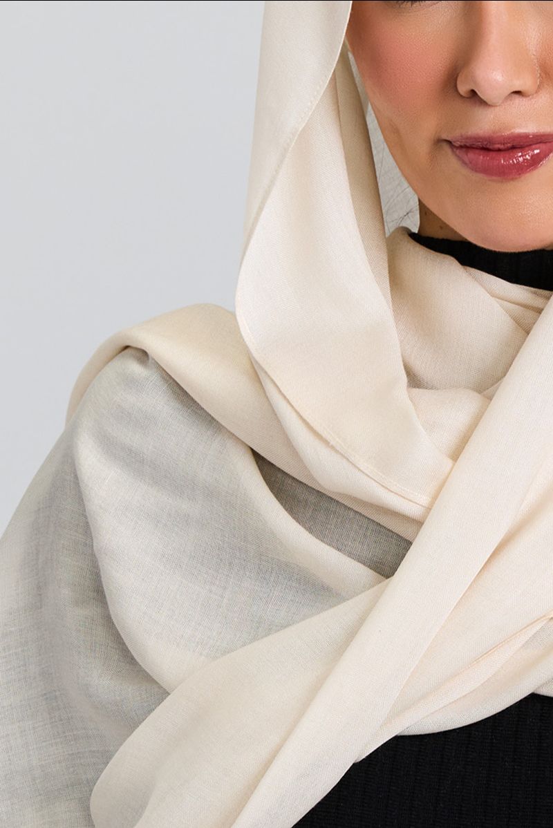 Modal Hijab Set Vanilla Cream