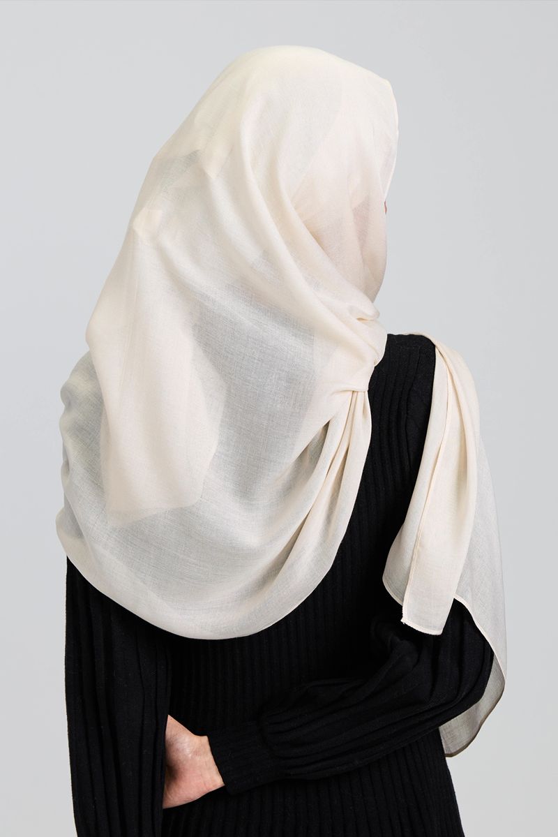 Modal Hijab Set Vanilla Cream