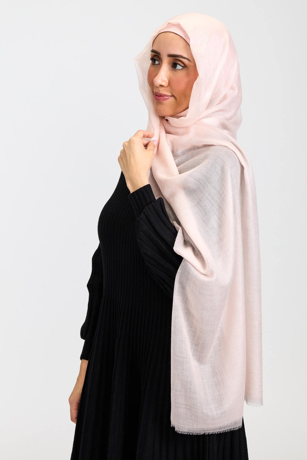 Cashmere Hijab Peony Pink