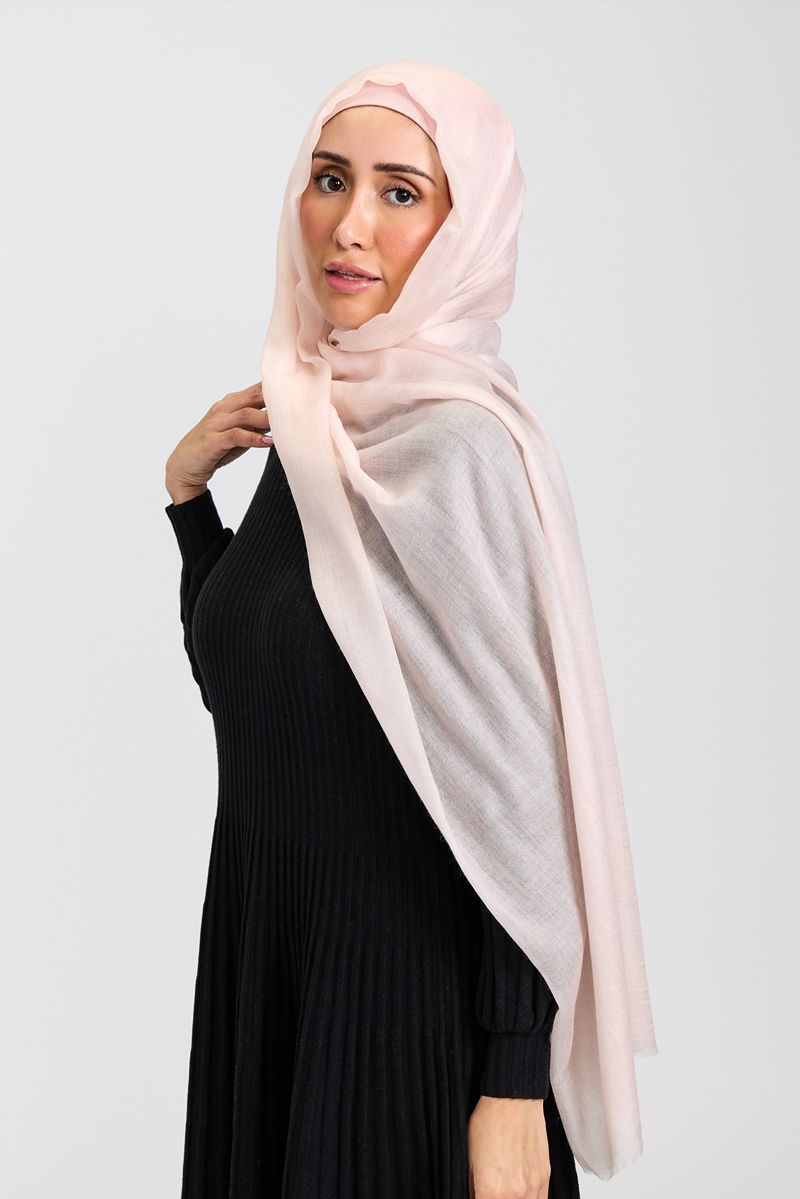 Cashmere Hijab Peony Pink