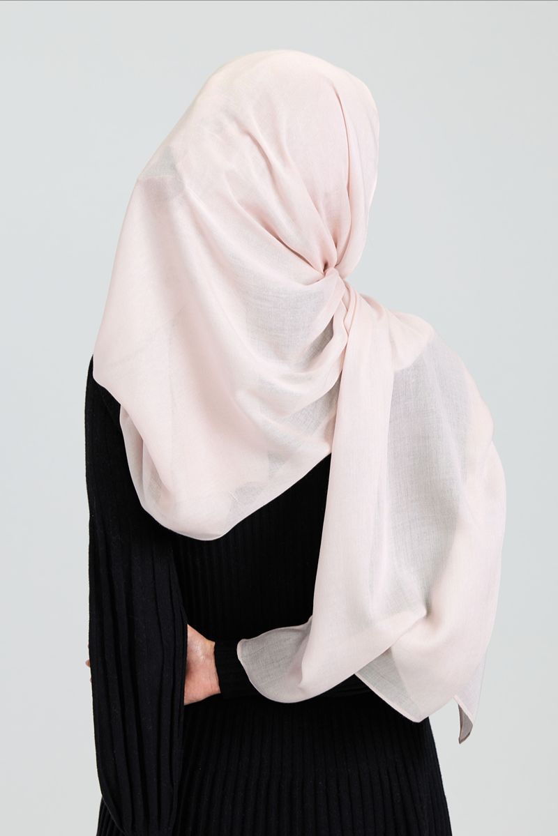 Modal Hijab Set Blush Pink