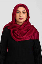 Cashmere Hijab Ruby Red
