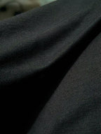 The liquid jersey abaya set - Midnight Black