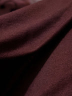 The liquid jersey abaya set - Deep Burgundy