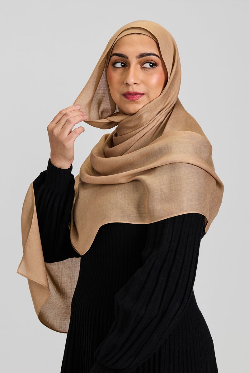 Modal Hijab Set Warm Honey