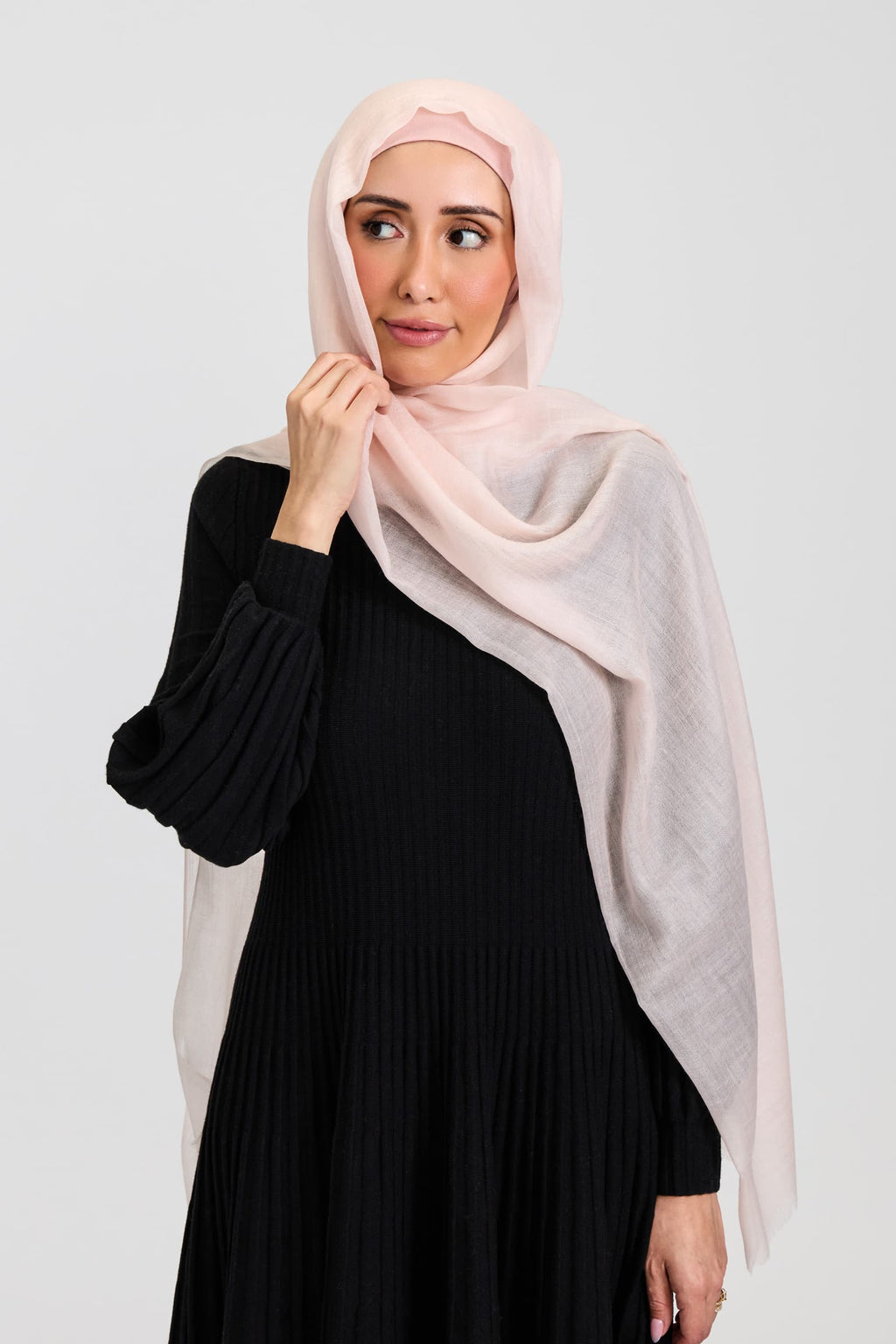 Cashmere Hijab Peony Pink