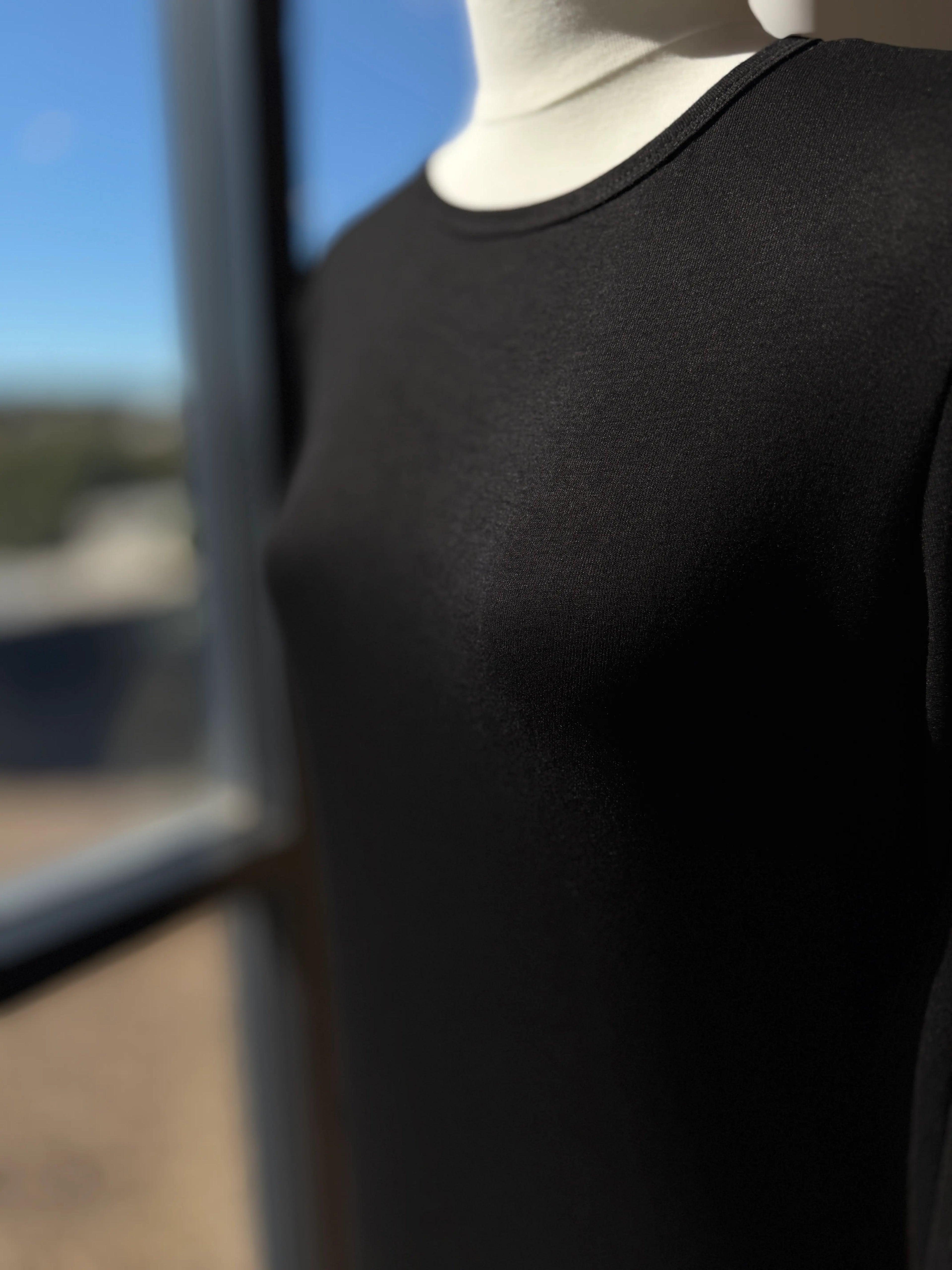Breathable Jersey Maxi Dress