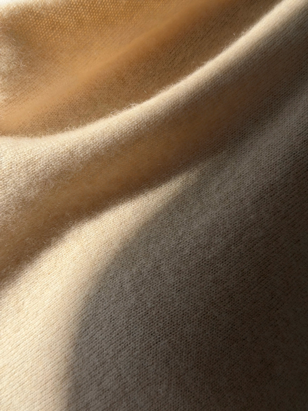 Wool and cashmere blend poncho